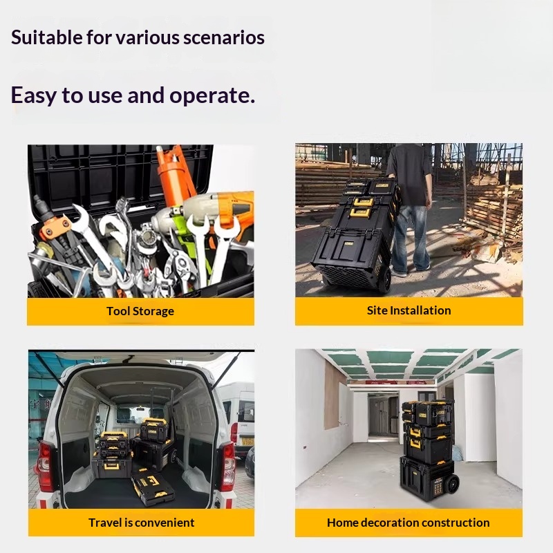 Tool Case Stackable Heavy Duty - Workshop Garage Tools Manufacturer review and price