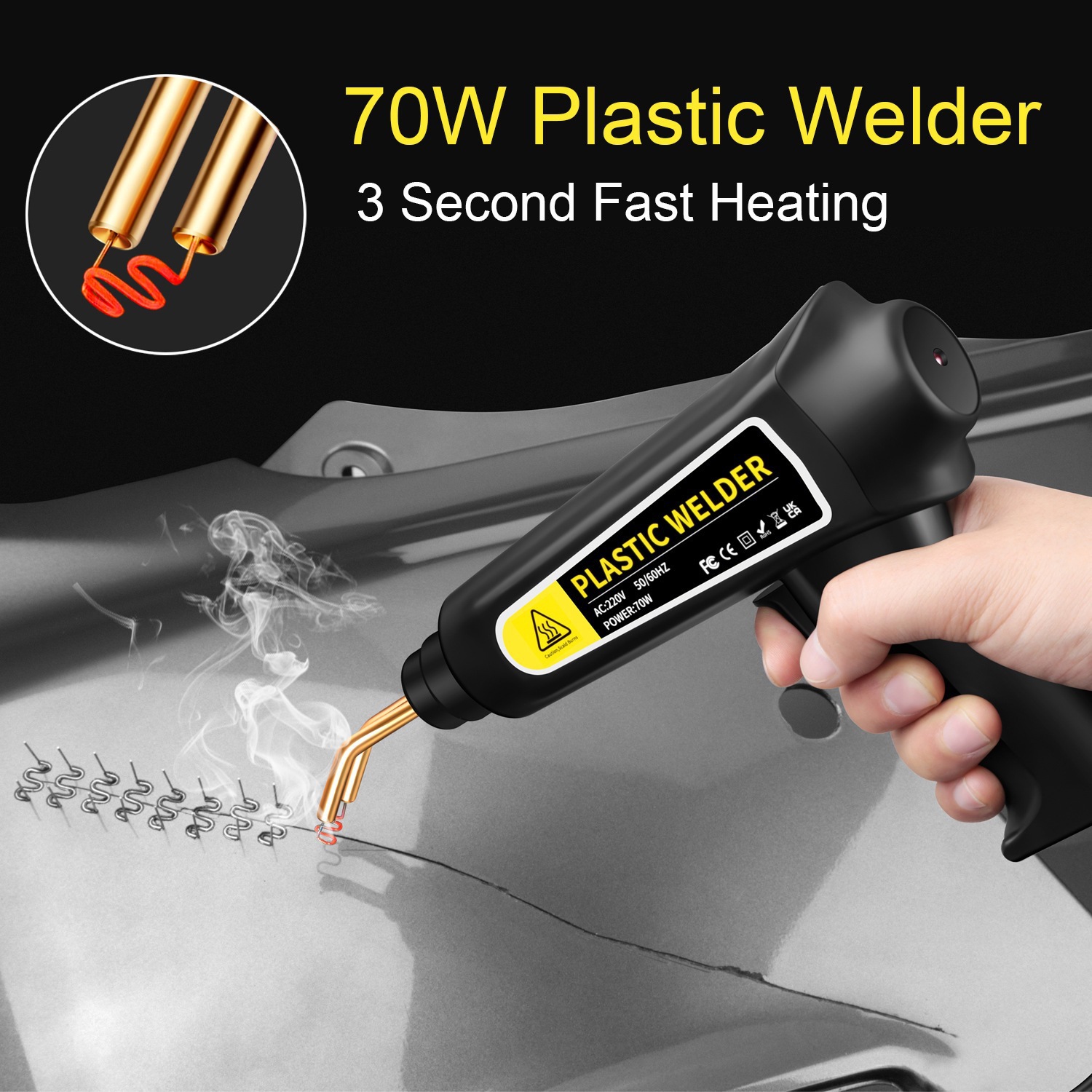 70W Plastic Welder Repair Kit, - Tools For Welding Workshop review and price