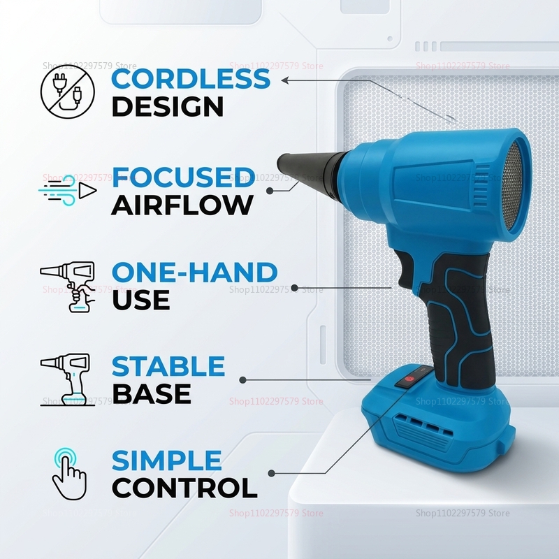 18V Brushless Cordless Air Dus - Workshop Tools Car review and price