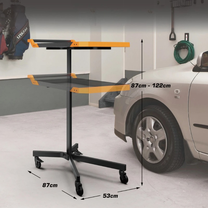 Adjustable Height Mobile Work  - Workshop Garage Tools Manufacturer review and price