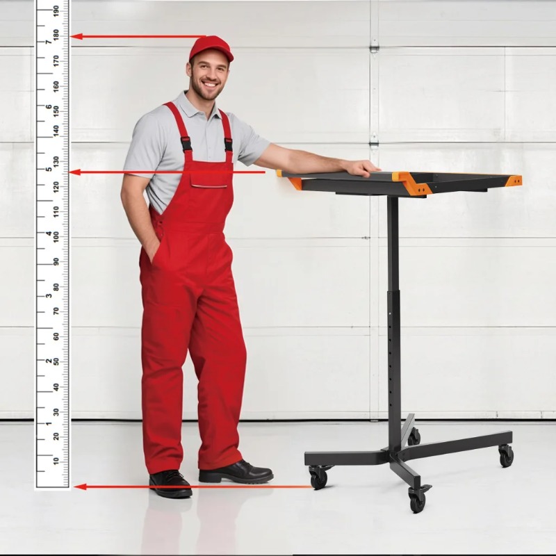 Adjustable Height Mobile Work  - Workshop Garage Tools Manufacturer review and price