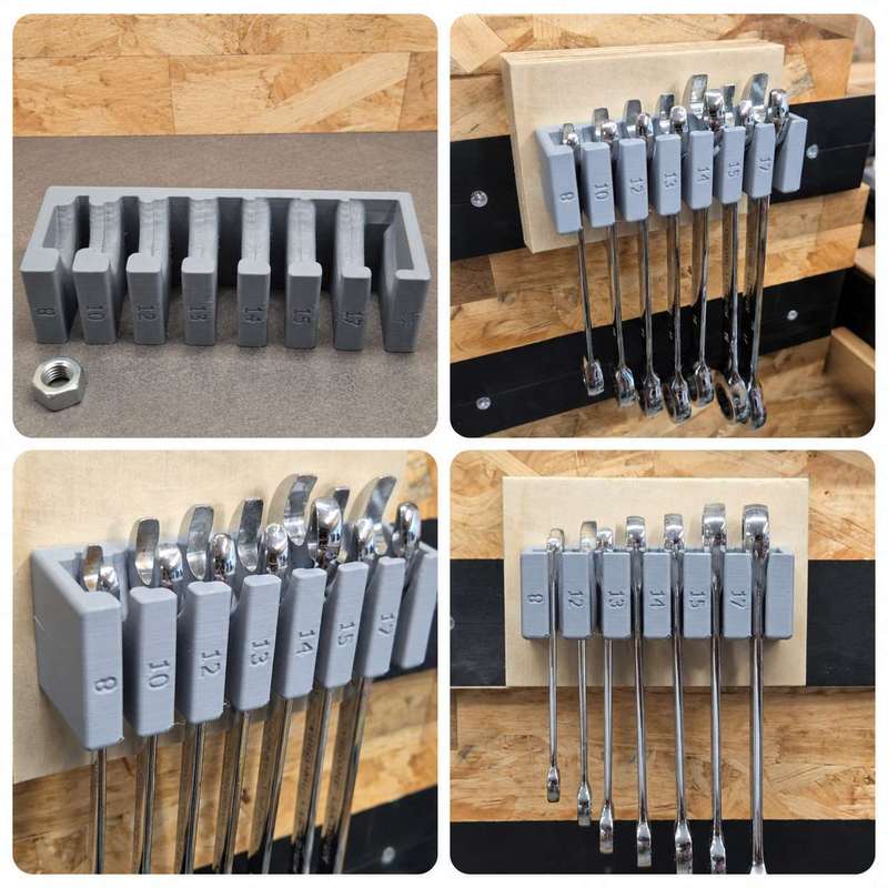 Wall Mount Wrench Organizer Ra - Workshop Tools Organizing review and price